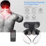 Magnetic Pulse Vibration Neck Massager for Pain Relief Health Care Relaxing Health Deep Tissue Cervical Massage Remote Control - Image 2